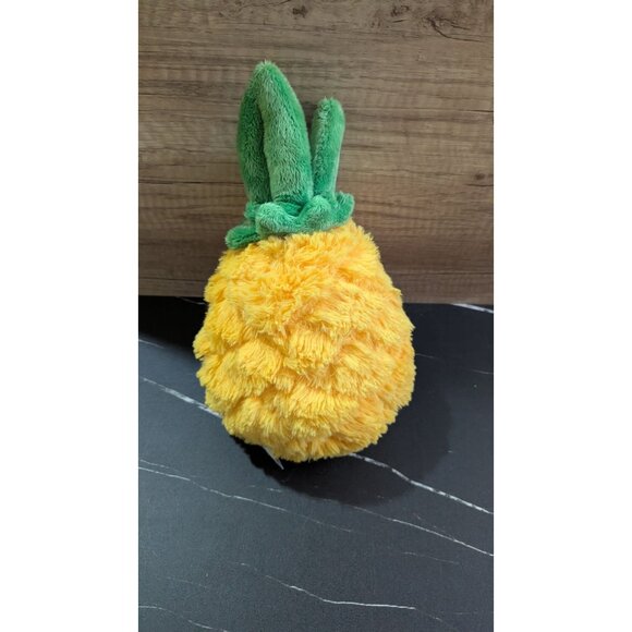 Squishable 11-Inch Pineapple Plush Yellow & Green Smiling Fruit Plushie Cute Hug - Picture 3 of 7